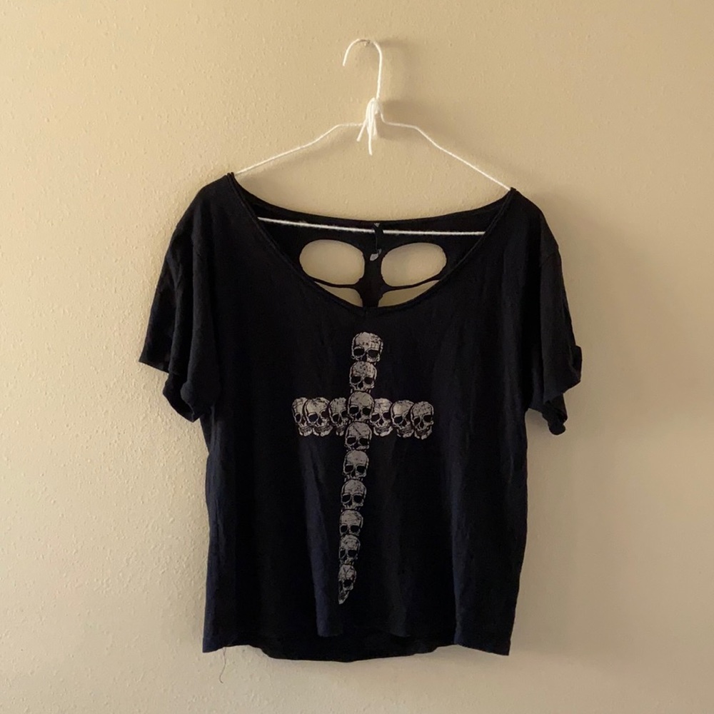 Skull Ripped Skeleton Shirt